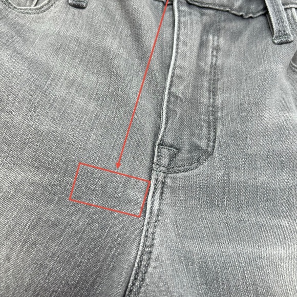 Athleta Sculptek Skinny Jeans Size 6 Gray Wash Ankle Length Good Pre-Owned Cond. - Picture 4 of 8